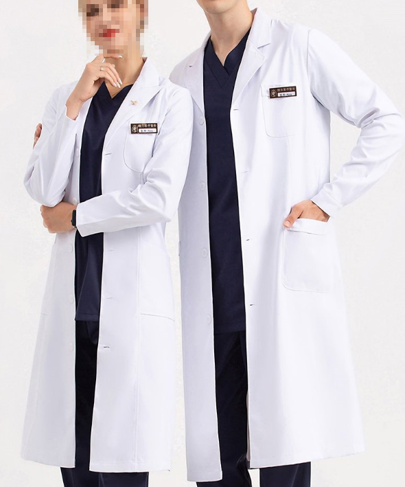 白大褂定做廠家 男女同款醫(yī)用白大褂展示